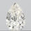 Thumbnail: Pear Brilliant Cut Diamond, 0.19cts, H, IF