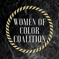 wocc WOMEN OF COLOR COALTION LOGO BLK CIRCLE.png