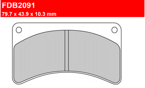 FERODO BRAKES FDB2091P