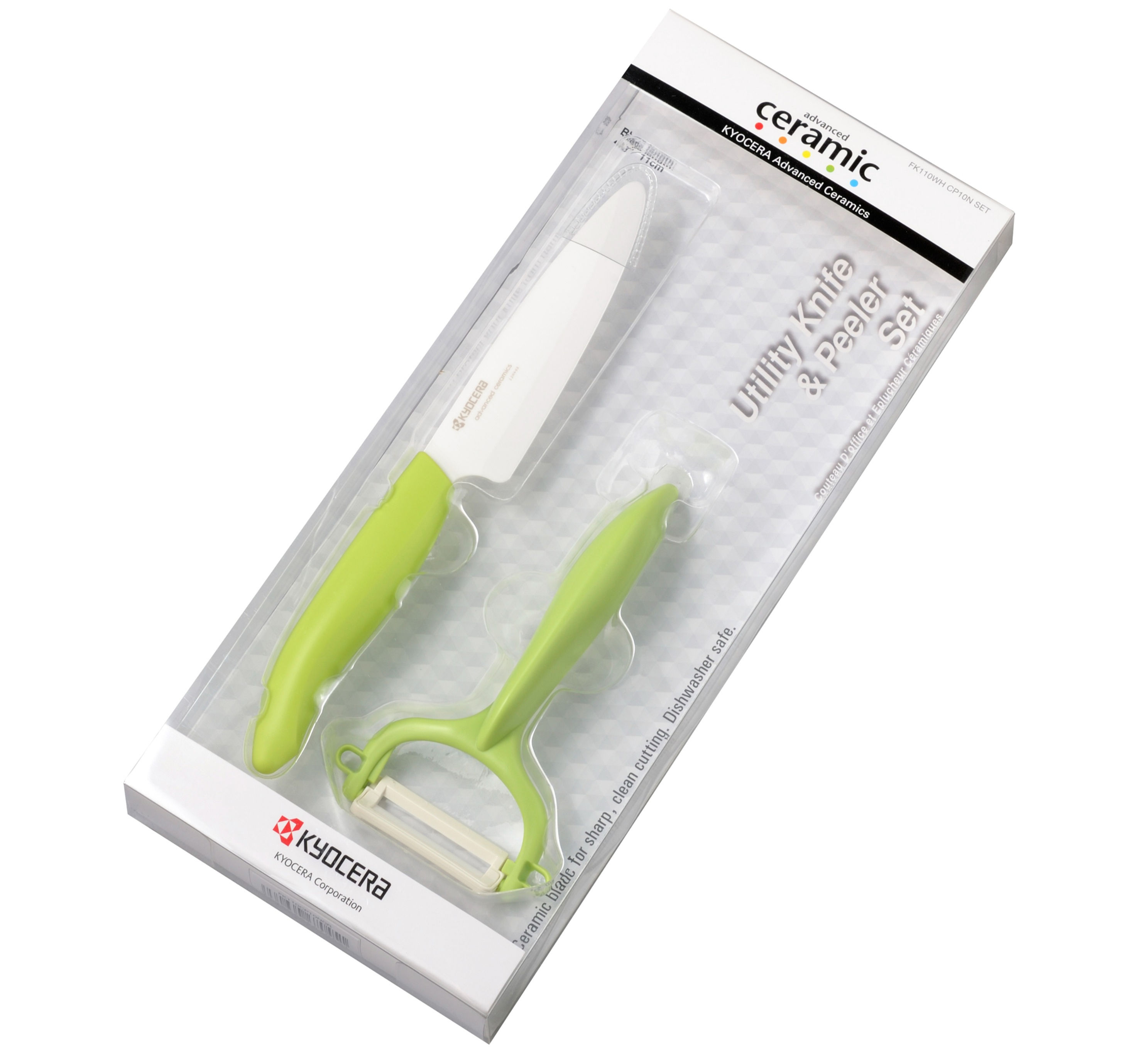 Szeletelő Kés penge 11cm + Y Hámozó Zöld