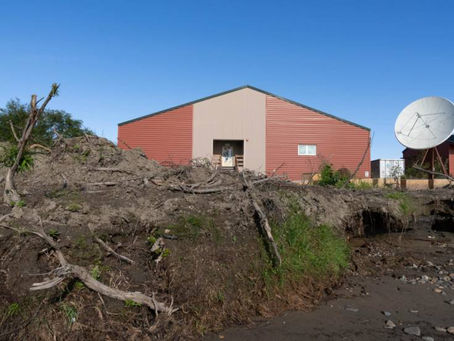 Federal officials get firsthand look at Kuskokwim River erosion during visit to NapakiakBy Evan Erickson, KYUK - Bethel -August 29, 2023