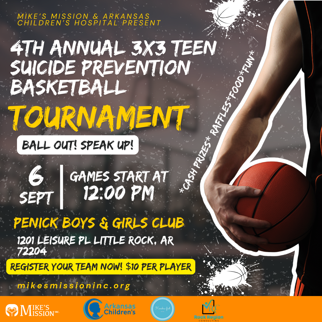 4th Annual Teen Suicide Awareness Basketball Tournament - Mike's Mission