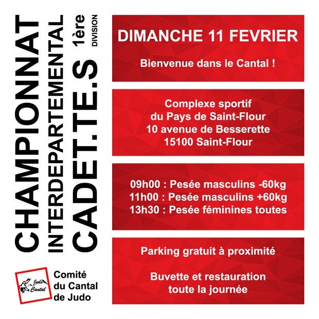 Championnat Interdépartemental Cadets