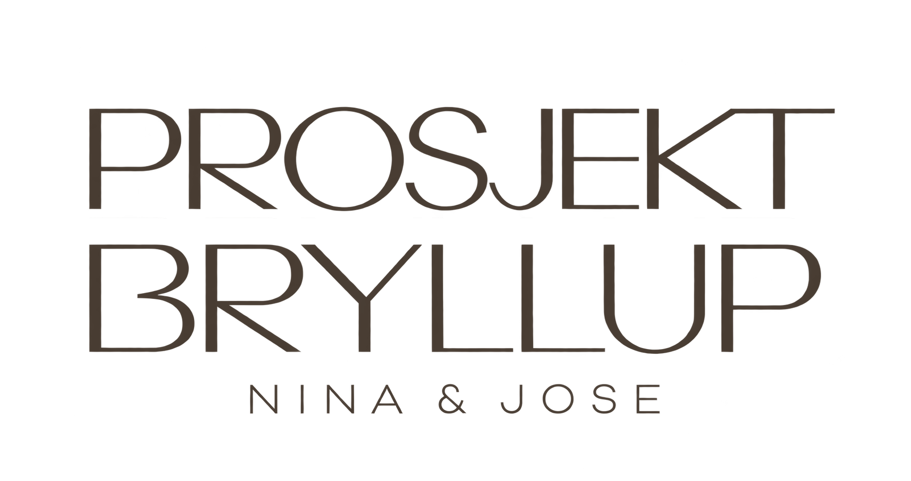 Logo for Prosjekt Bryllup av Nina & Jose, din bryllupsplanlegger i Norge.