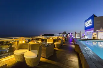Kveldsterrasse for bryllupsfeiring – Gloria Palace San Agustín, Gran Canaria.