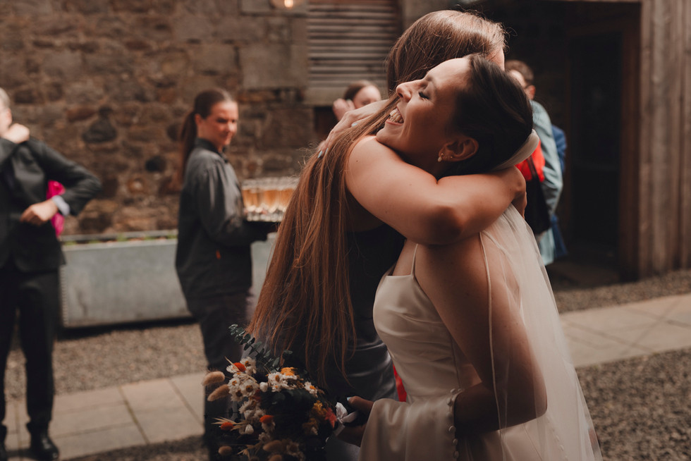 Families enjoying a relaxed wedding day in Scotland – editorial and fine art photography.