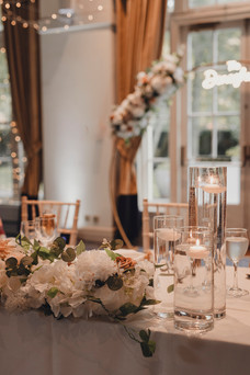 Meaningful wedding decoration details at Balbirnie House Hotel Scotland