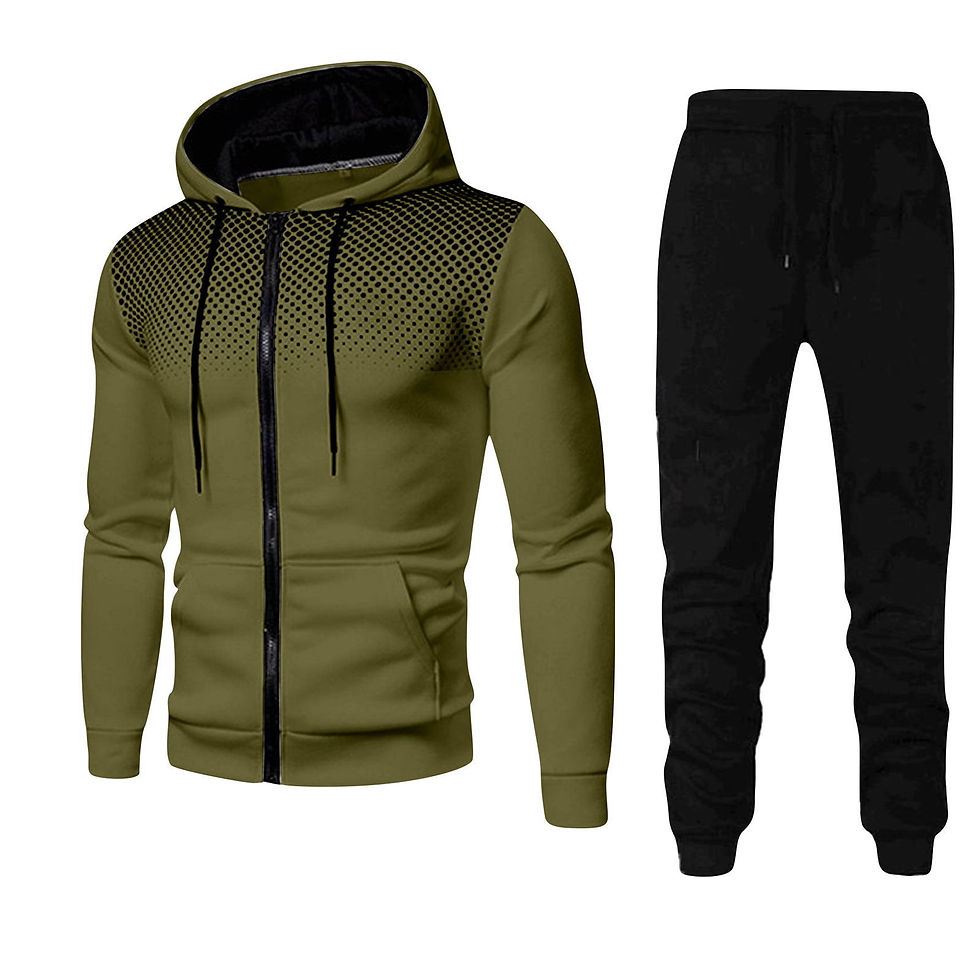 Thumbnail: New Sweatshirts And Trousers  Sports Fitness Men's Autumn And Winter Men&#