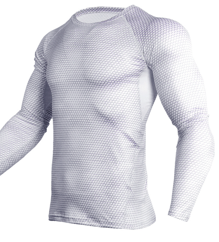 Thumbnail: Compression Shirt Men Gym Running Shirt Quick Dry Breathable Fitness
