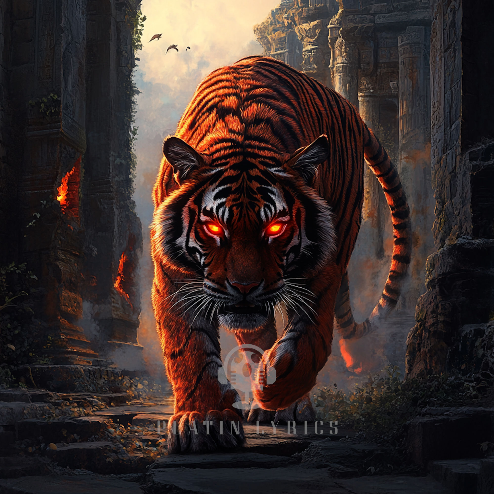Buy ‘Tiger’ – fierce, high-resolution digital artwork capturing raw strength and elegance. Perfect for album covers, posters,