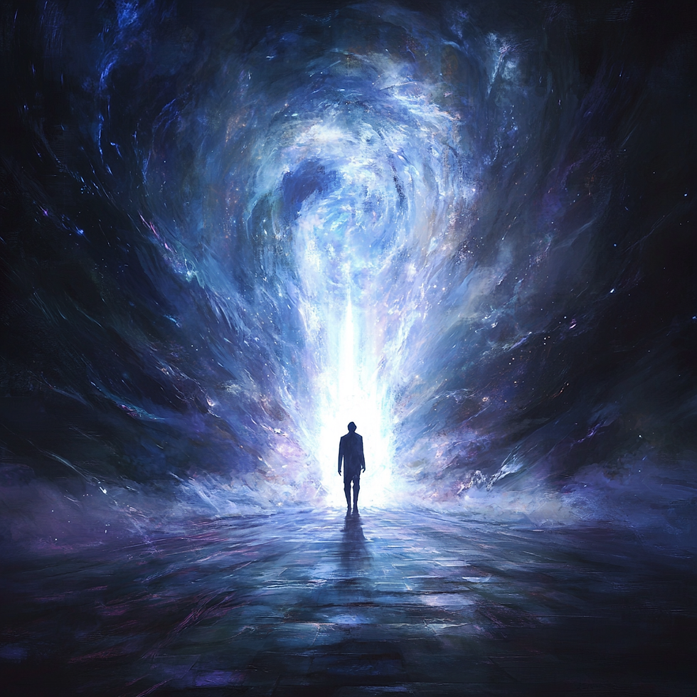 Man goes into the Universe (cover)