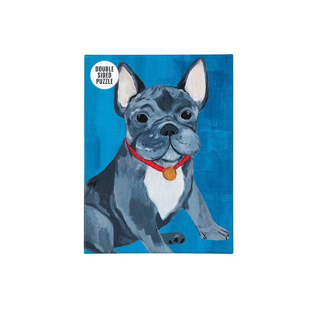 Double Sided French Bulldog Puzzle 100 Pieces Happy Fairytail