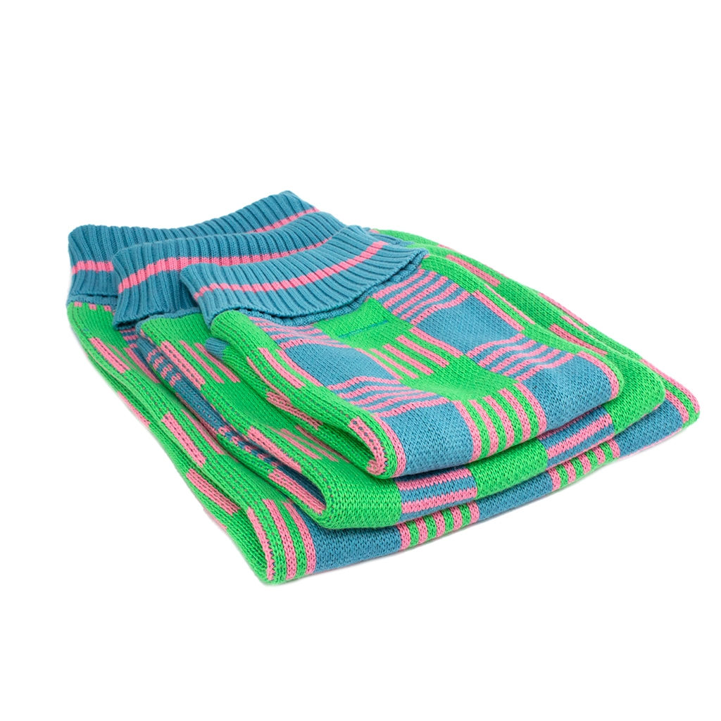 'Margate Gingham' Dog Sweater