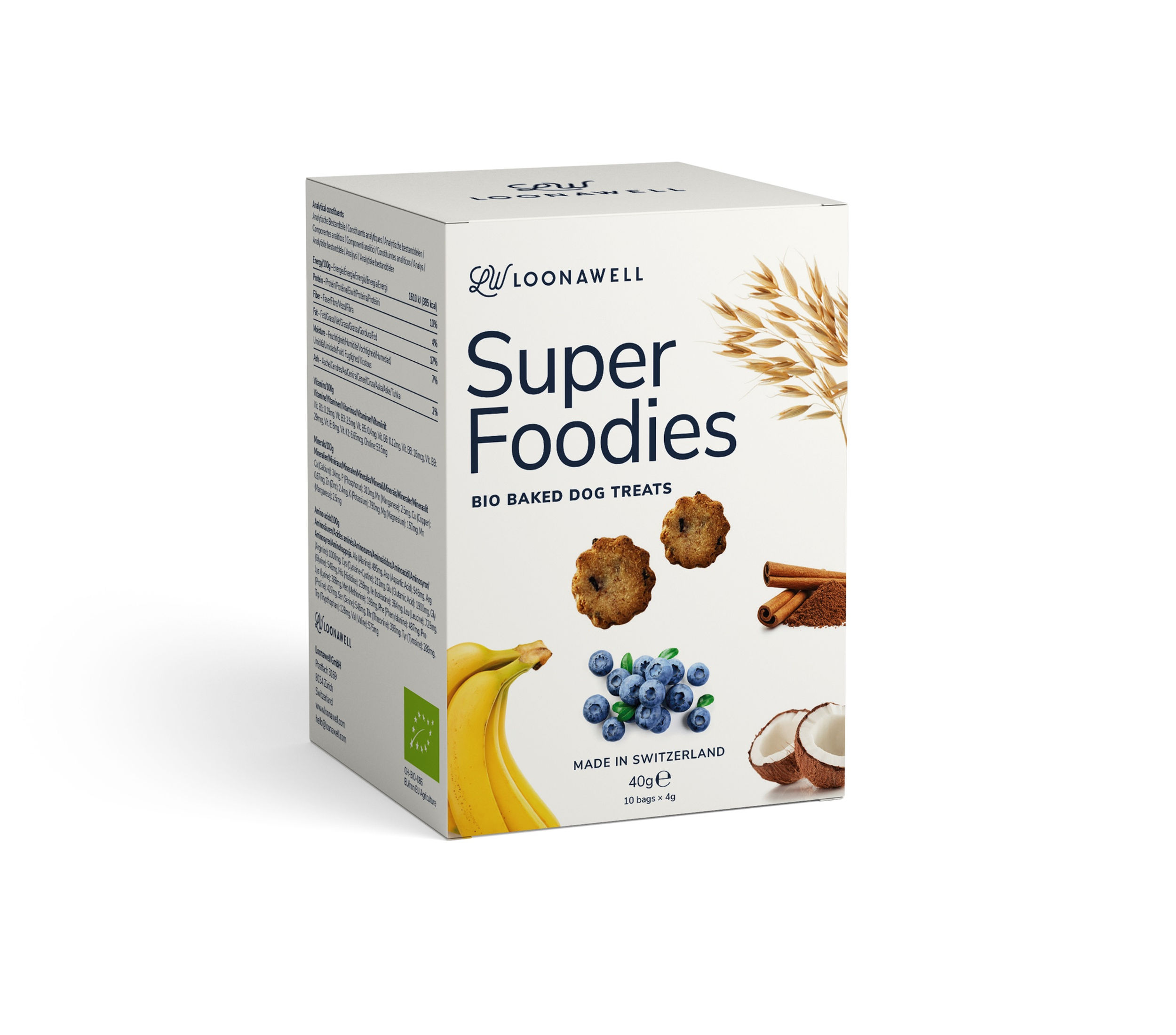 LOONAWELL Super Foodies Bio Baked Dog Treats