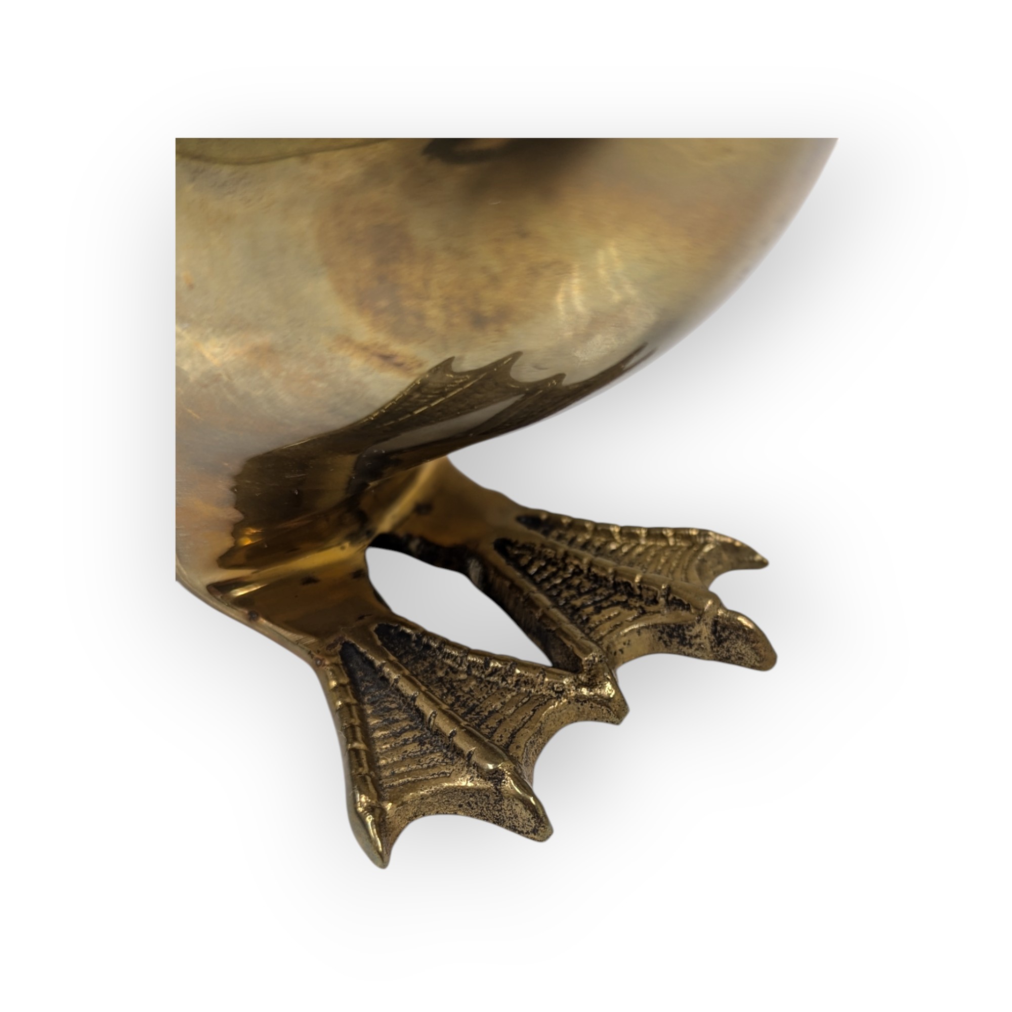 Vintage Netter Brass Duck