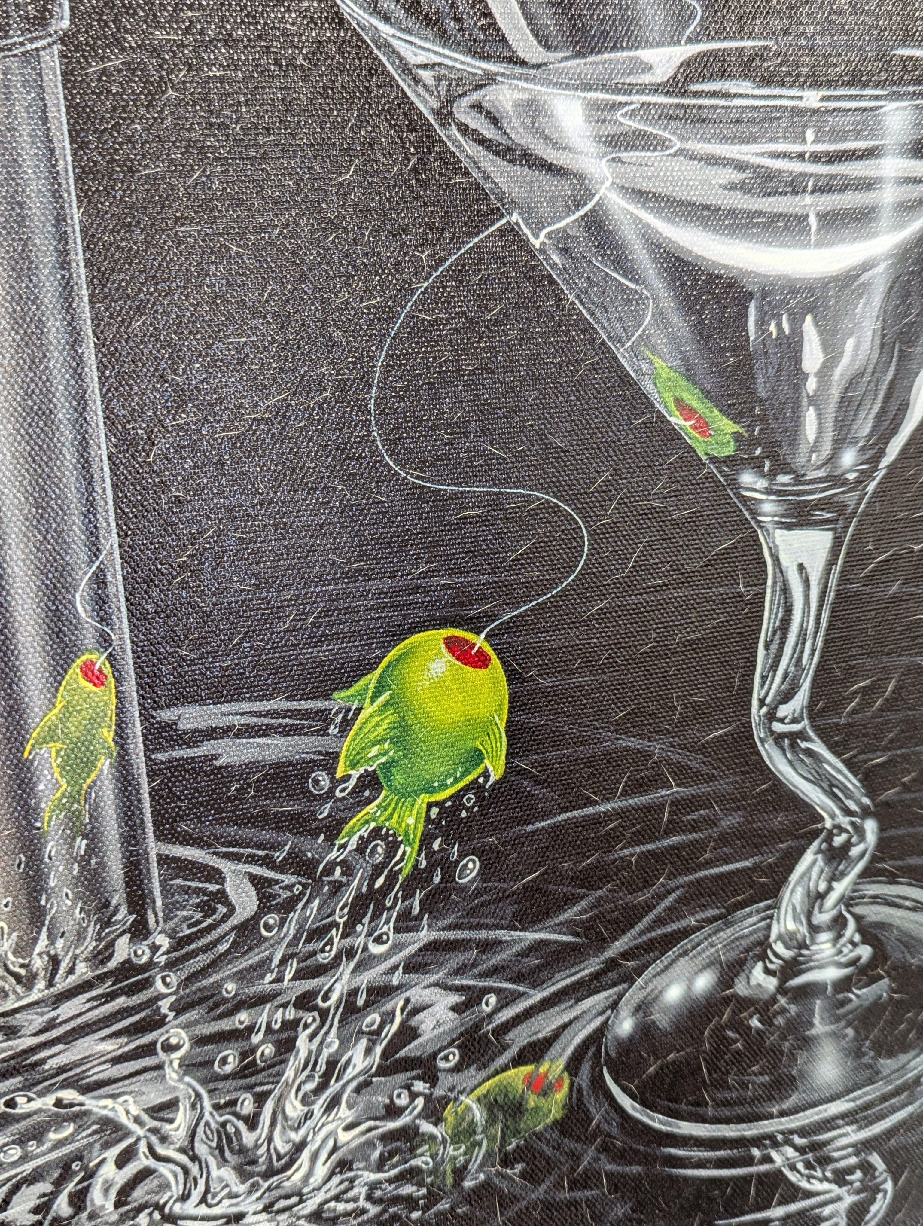 Michael Godard "MARLIN MARTINI" Limited Edition Giclée on Canvas