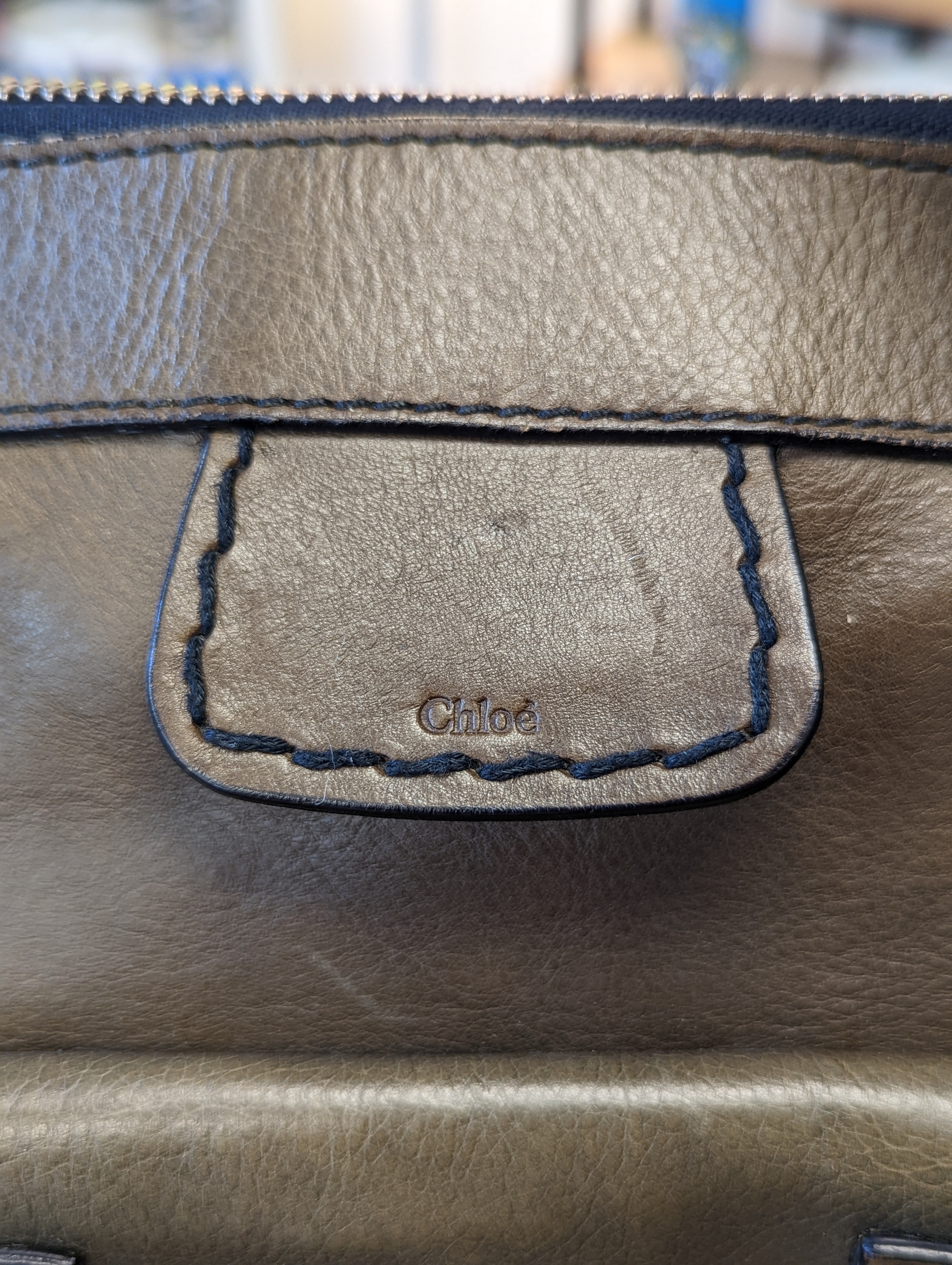 CHLOÉ Edith Leather Handle Bag – Image 3