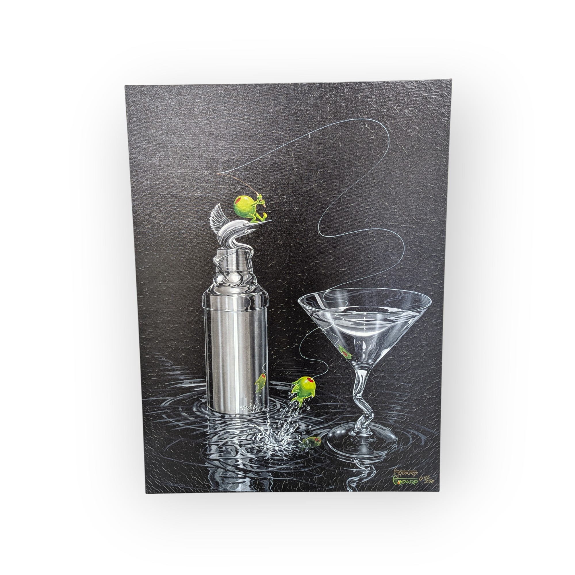 Michael Godard "MARLIN MARTINI" Limited Edition Giclée on Canvas – Default Title