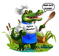 Swampilicious digital gift card featuring a playful gator chef and Bold southern-style graphics, perfect for gifting flavor
