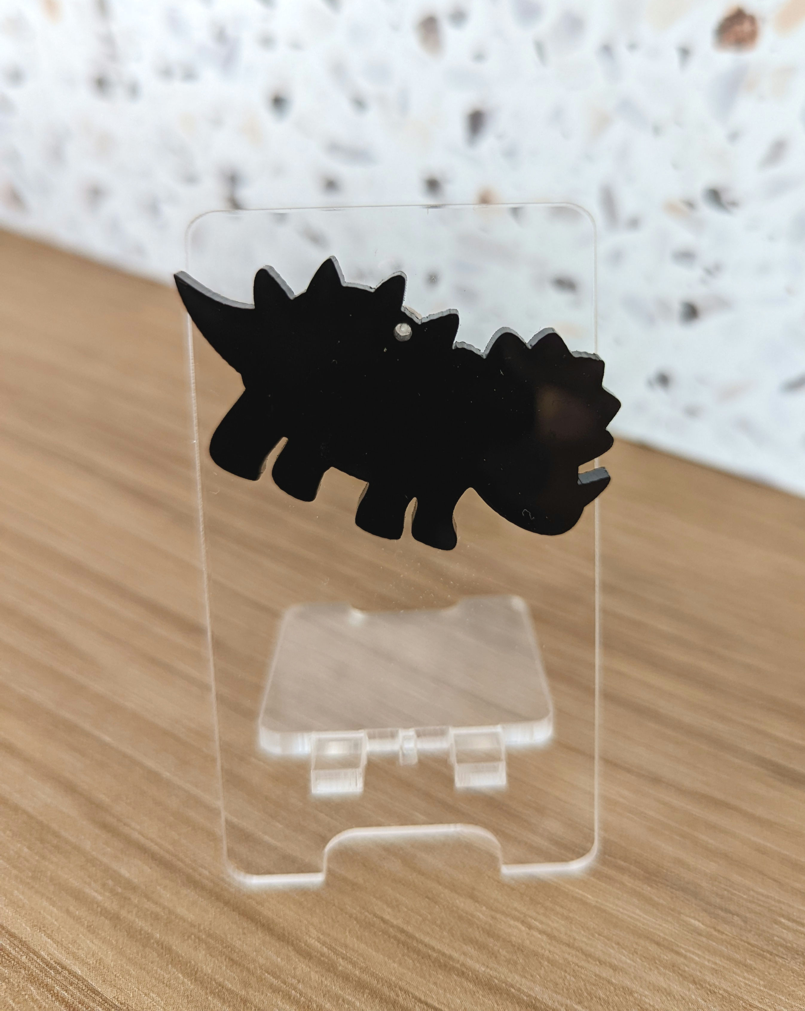 Earring Blanks Dinosaur Triceratops Pack of 8