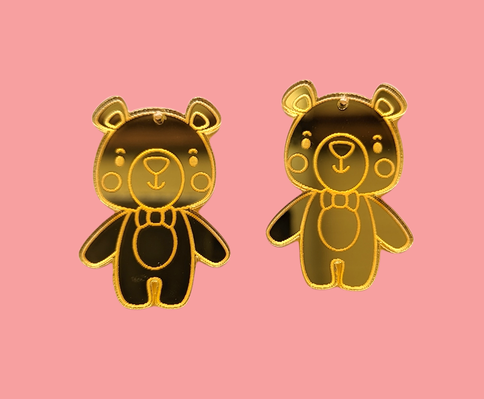 Thumbnail: Earring Blanks Teddy Pack of 8