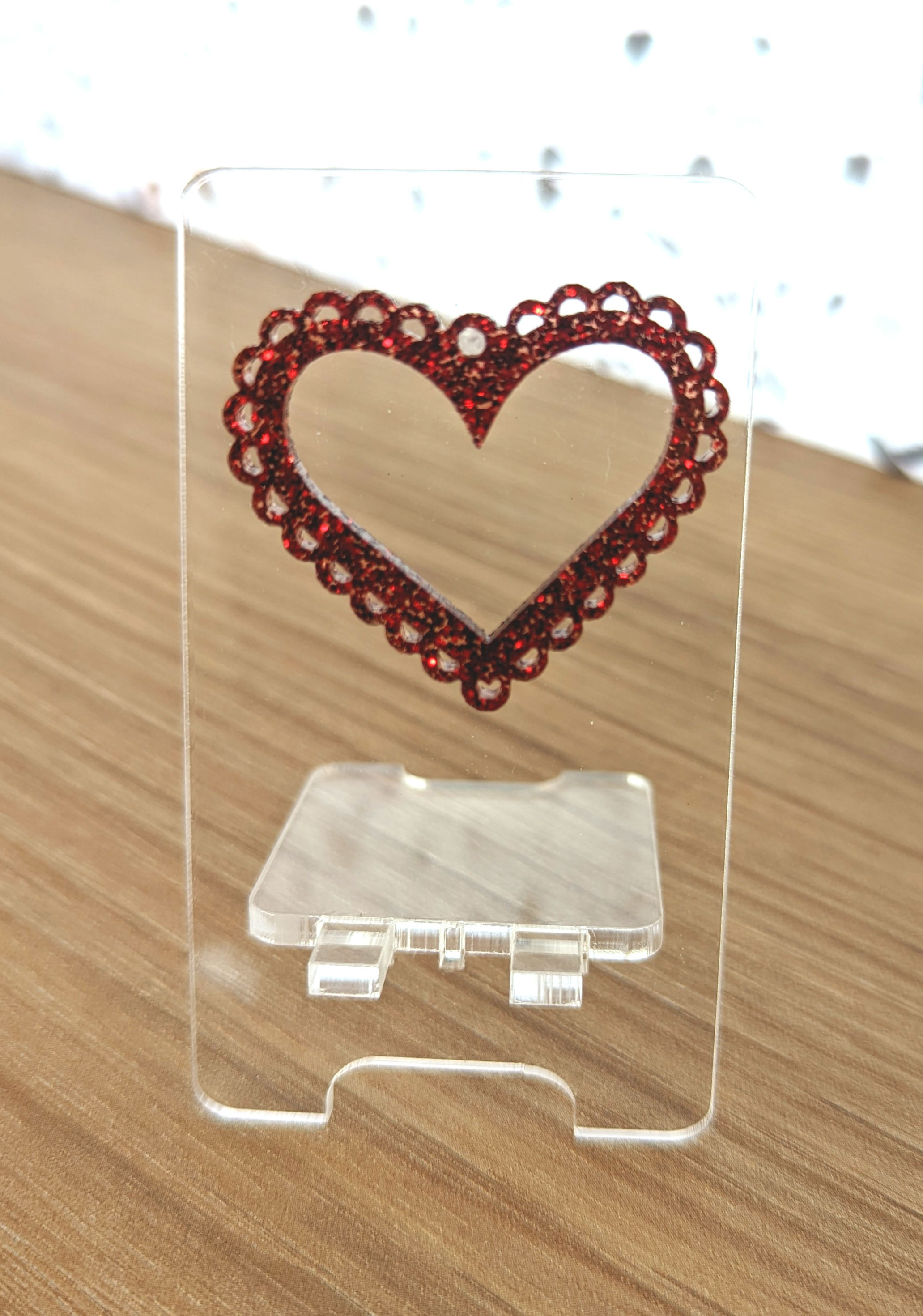 Earring Blanks Lace Heart Pack of 8