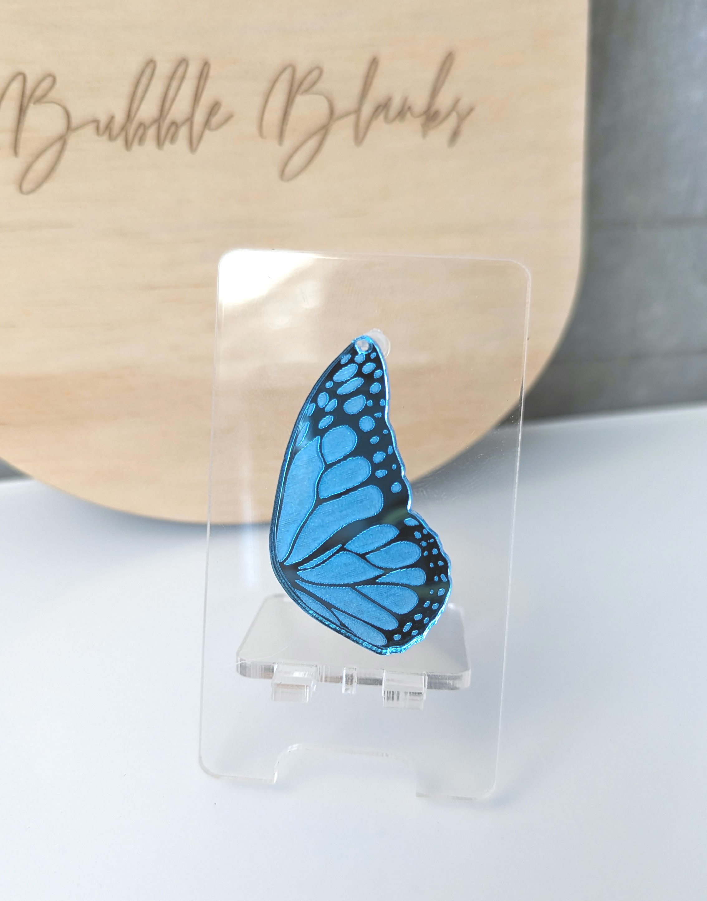 Monarch Wing Butterfly Earring Blanks Pack of 8