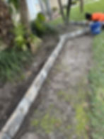 Adding trim pre-sod.