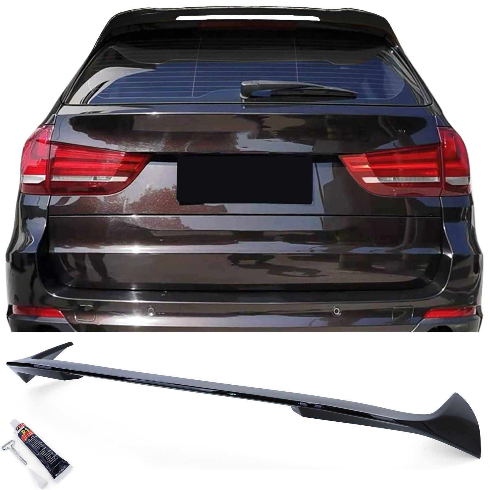 Roof spoiler black gloss BMW X5 F15