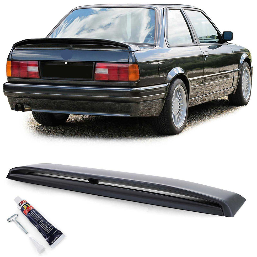 Thumbnail: Rear spoiler BMW 3-series E30 2 + 4-door convertible 82-93