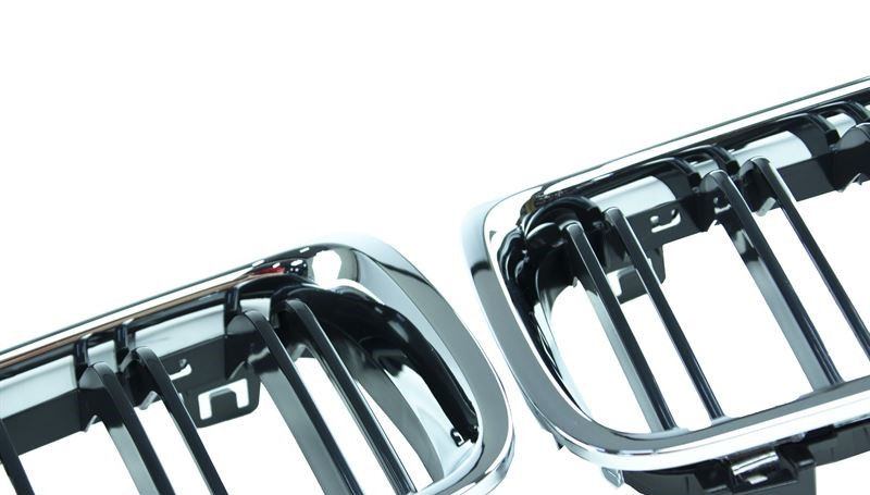 Sīktēls: Grills set chrome frame with double black spokes BMW E92 E93