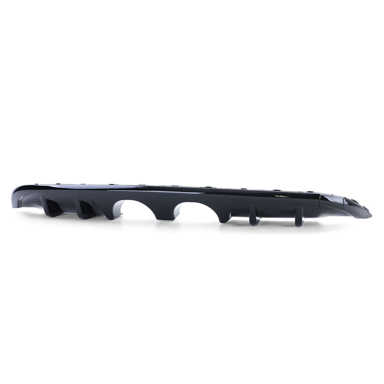 Rear diffuser black gloss for VW Golf 6