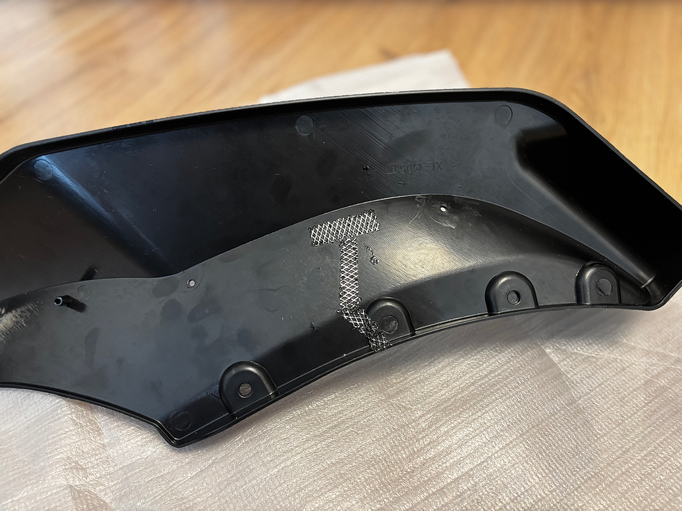 Thumbnail: With defect | Front bumper splitter M Sport BMW X5 G05