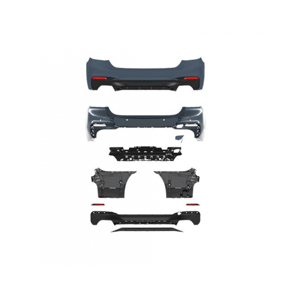 M Performance rear bumper, PDC BMW G30