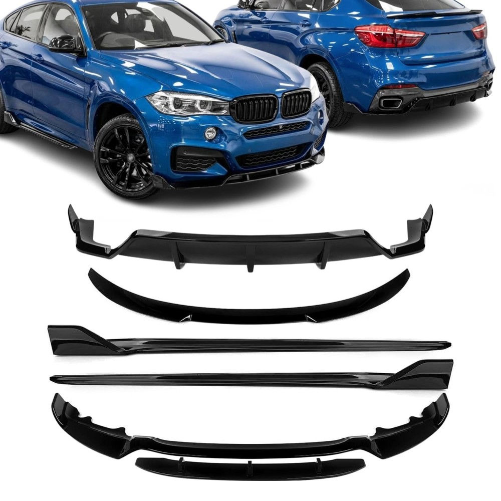 Aero style bodykit, glossy BMW X6 F16 (15-19)