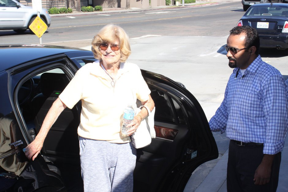 La Jolla Community Center member taking advantage of the Senior Express program