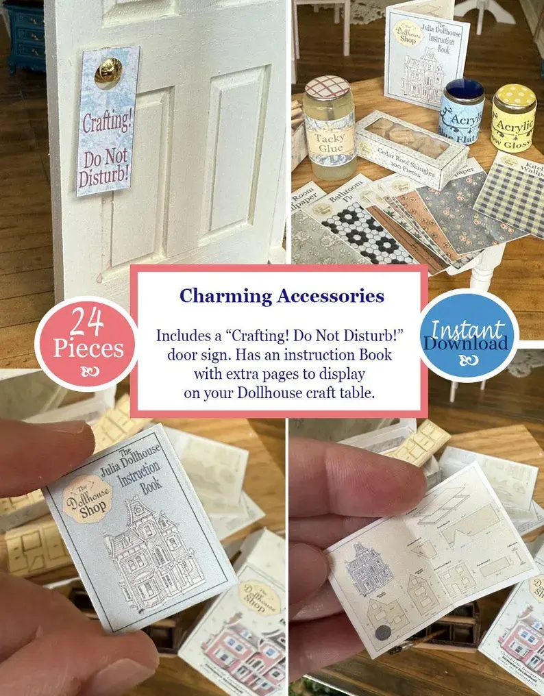 Thumbnail: Miniature Dollhouse Kit ~ Digital Download