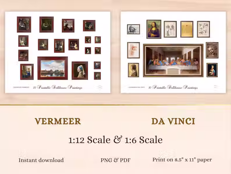 Thumbnail: Printable Dollhouse Art Bundle