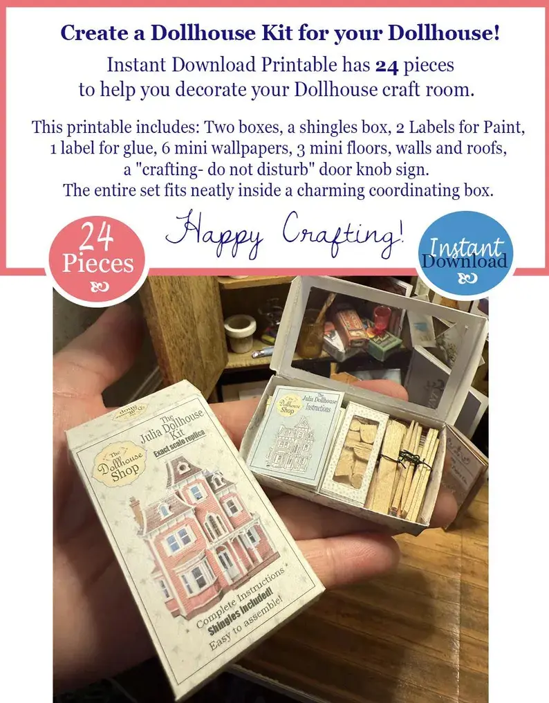 Thumbnail: Miniature Dollhouse Kit