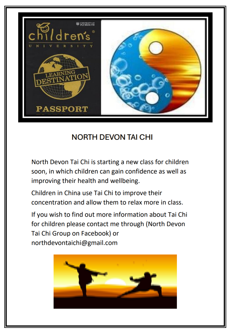 Tai Chi - Ilfracombe Junior School