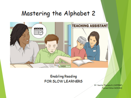 The /a/ sound. Mastering The Alphabet 2