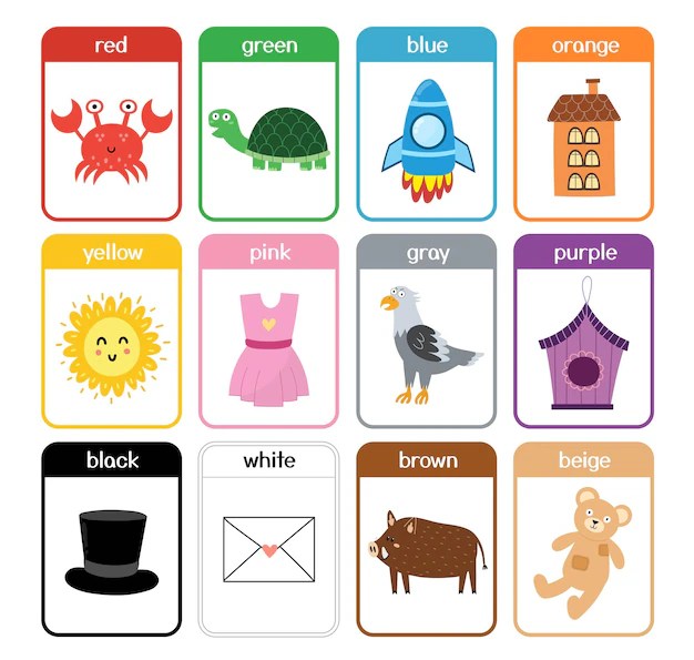 Content of the Kindergarten Class - colors