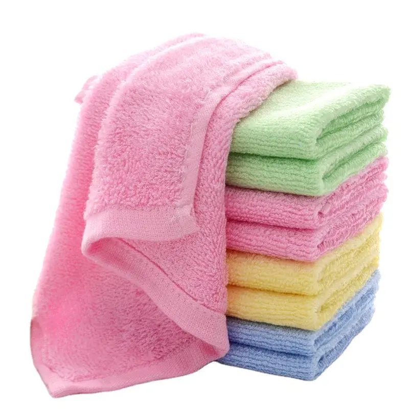 Thumbnail: 100% Bamboo Fiber Baby Towel Soft Absorbent 26x26 cm
