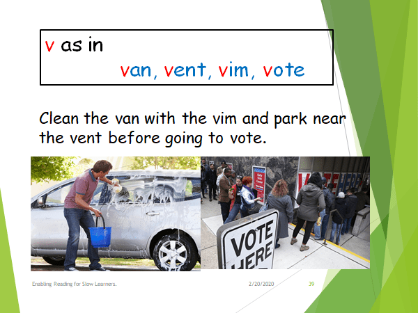 The /v/ sound