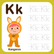 The Letter Kk - A general lesson plan on the teaching of the letter K to kindergarteners: