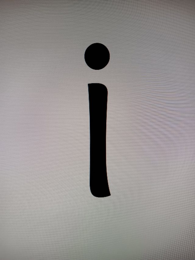 Letter i