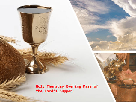 Psalm, Gospel and Gospel Acclamation For Holy Thursday Evening Mass of the Lord’s Supper Year A