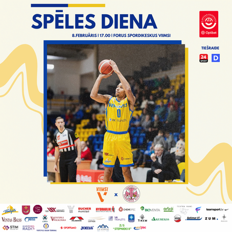 Regulārās sezonas noslēdzošā spēle Igaunijā