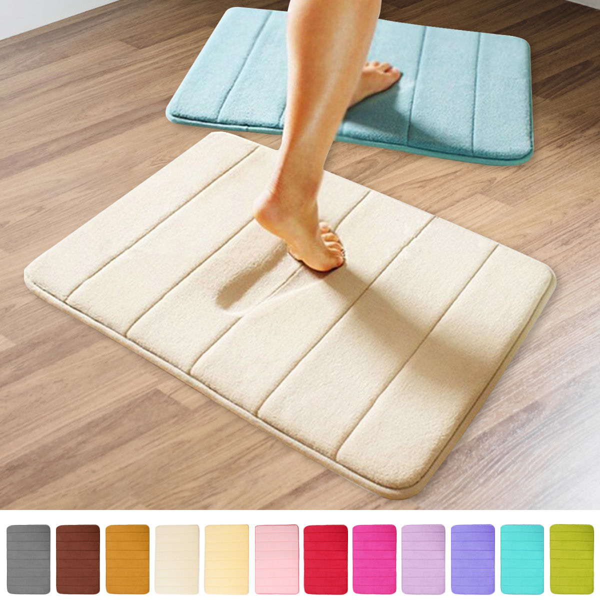 Lux Velvet Comfort Mat - Anti-Slip, Full Set