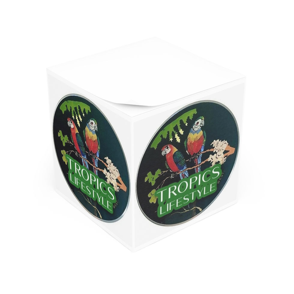 Miniaturbild: Note Cube - Brazilian Parrots, Tropics Lifestyle